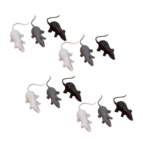 THINCAN Halloween Spiders Mausspielzeug 12 Stücke Für Halloween Dark Craft Und Streich Decors Halloween Celebration Toy von THINCAN