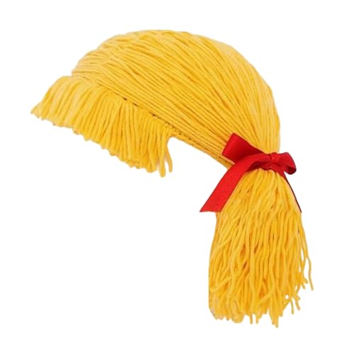 THINCAN Handwerk Kids Bangs Toupe Für Winterwärme Und Charme Mittlerer Teile Braid Haarstück Bonnet Caps Cosplay Kopfbedeckung THINCAN Handwerk Kids Bangs Toupe Für Winterwärme Und Charme Mittlerer Teile Braid Haarstück Bonnet Caps Cosplay Kopfbedeckung von THINCAN