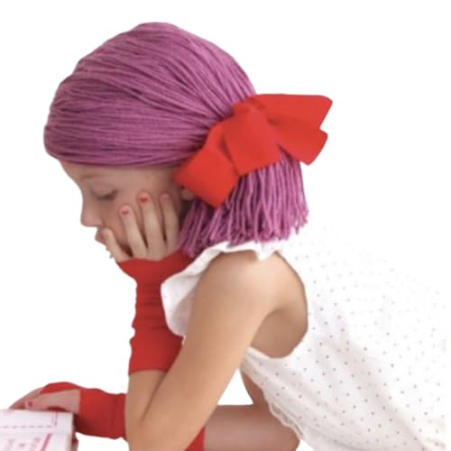 THINCAN Handwerk Kids Bangs Toupe Für Winterwärme Und Charme Mittlerer Teile Braid Haarstück Bonnet Caps Cosplay Kopfbedeckung THINCAN Handwerk Kids Bangs Toupe Für Winterwärme Und Charme Mittlerer Teile Braid Haarstück Bonnet Caps Cosplay Kopfbedeckung von THINCAN