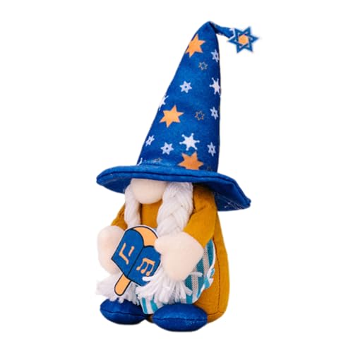 THINCAN Hanukkah Gnomes Puppen Für Jüdisches Festival Handgefertigt Chanukah Plüsch Skandinavische Zwergpuppen Tischdekorationen THINCAN Hanukkah Gnomes Puppen Für Jüdisches Festival Handgefertigt Chanukah Plüsch Skandinavische Zwergpuppen Tischdekorationen von THINCAN