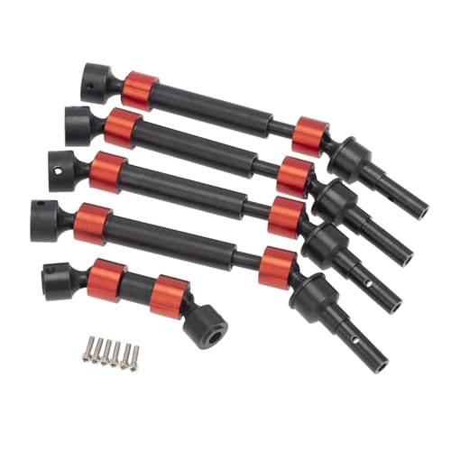 THINCAN Hartstahl CVD Vordere Hintere Antriebswelle Upgrade Zubehör Für 1/10 E 2.0 VXL 86086-4 Gipfel Car Car von THINCAN