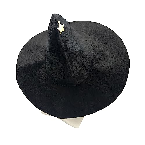 THINCAN Hautfreundliche Stoff Hexenhüte Handgefertigt Für Halloween Hair Accessoires Halloween Carnivals Party Vorräte von THINCAN