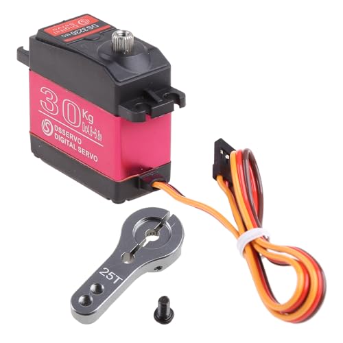 THINCAN High Drehmoment Servo Metal Gear Standard Digital Servo 180 Grad Steuerwinkel Für W/ 25 T Einstellbare Metallservoarm von THINCAN