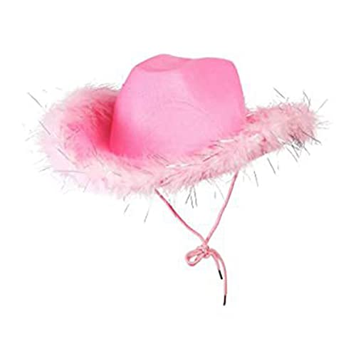 THINCAN Hochzeitsfeier Cowgirl Für Brautwomen Wide Bim Cowboy Mode Musik Festival Kostümkappe THINCAN Hochzeitsfeier Cowgirl Für Brautwomen Wide Bim Cowboy Mode Musik Festival Kostümkappe von THINCAN