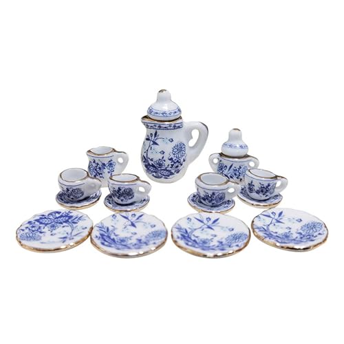 THINCAN House Tea Teapot Saucer Set Tun Um Für Kinder Rollengeschirr Modell Spielzeug 1:12 Küchen Applian Haus Teespiele Zu Spielen THINCAN House Tea Teapot Saucer Set Tun Um Für Kinder Rollengeschirr Modell Spielzeug 1:12 Küchen Applian Haus Teespiele Zu Spielen von THINCAN