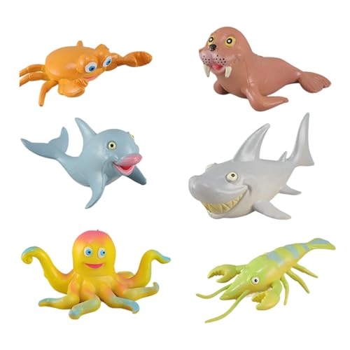 THINCAN Hummerwalmodell Realistisches Seekreatur Spielzeug Für Kinder Und Sammler Spielzeug Dekorationskollektion Geschenkwalmodellfigur von THINCAN