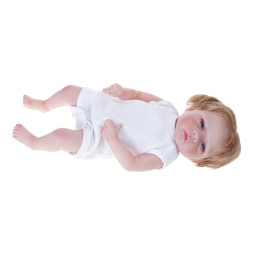 THINCAN Junge Augen Öffnen 18 Zoll Realistische Babypuppe Für Jungen/Mädchen Silikon Handgemachtes Puppengeschenk Für Kinder Kleinkinder Beschädigung THINCAN Junge Augen Öffnen 18 Zoll Realistische Babypuppe Für Jungen/Mädchen Silikon Handgemachtes Puppengeschenk Für Kinder Kleinkinder Beschädigung von THINCAN