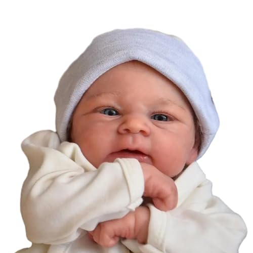 THINCAN Junge Augen Öffnen 19inch Realistische Babypuppe Für Jungen Silikon Handgemachtes Puppengeschenk Für Kinder Kleinkinder Beschädigung THINCAN Junge Augen Öffnen 19inch Realistische Babypuppe Für Jungen Silikon Handgemachtes Puppengeschenk Für Kinder Kleinkinder Beschädigung von THINCAN