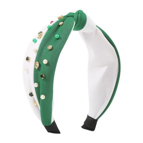 THINCAN Juwelenglänzende Perlenkristallstirnband Red Green Perlen Haarbandstirnband Für Halloween Cosplay Accessoires THINCAN Juwelenglänzende Perlenkristallstirnband Red Green Perlen Haarbandstirnband Für Halloween Cosplay Accessoires von THINCAN
