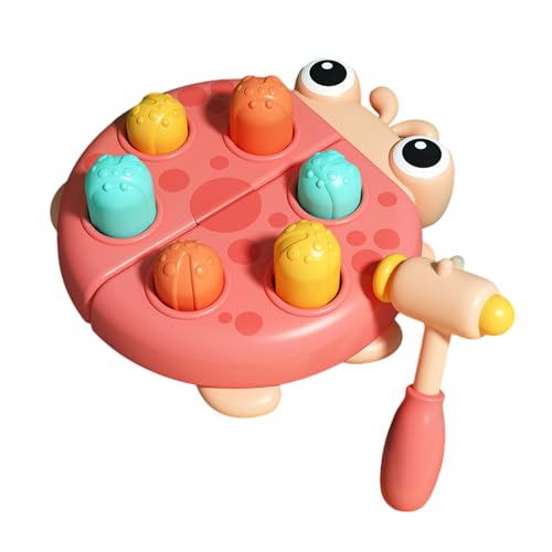 THINCAN Kids LED LED Light Educational Toy Cartoon Form Hämmern Hämmern Spielzeug Für Handspielzeug Handy Auge Koordination Spielzeug von THINCAN