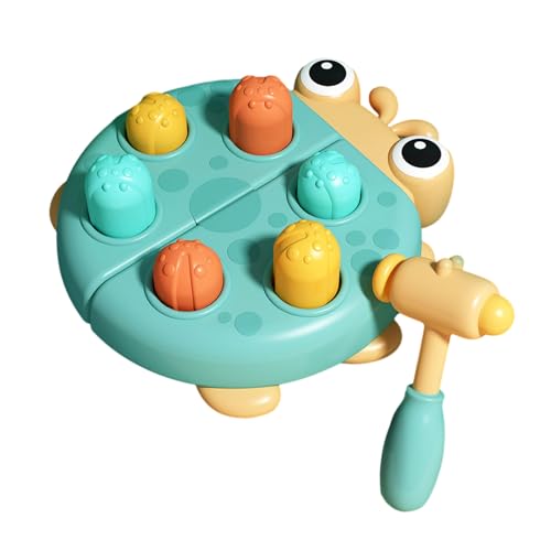 THINCAN Kids LED LED Light Educational Toy Cartoon Form Hämmern Hämmern Spielzeug Für Handspielzeug Handy Auge Koordination Spielzeug von THINCAN