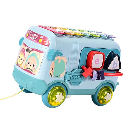 THINCAN Kind Bunte Xylophon Ziehen Sie Busspielzeugform Entlang Der Form Von Percussion Instruments Spiel Geschenke Musikspielzeug THINCAN Kind Bunte Xylophon Ziehen Sie Busspielzeugform Entlang Der Form Von Percussion Instruments Spiel Geschenke Musikspielzeug von THINCAN