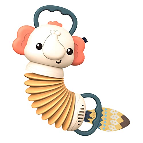 THINCAN Kinder Akkordeon Instrument Spielzeug Explore & More Cartoon Elefant/Hundeform Musik Früh Bildung Spielzeugmusikinstrument THINCAN Kinder Akkordeon Instrument Spielzeug Explore & More Cartoon Elefant/Hundeform Musik Früh Bildung Spielzeugmusikinstrument von THINCAN