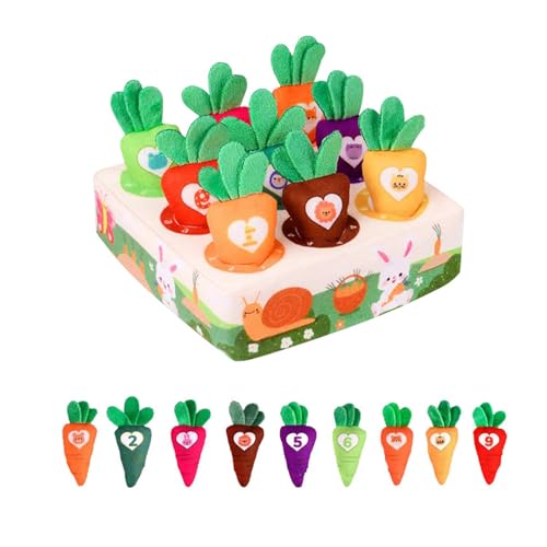 THINCAN Kinder Karotten Harden Spiele Training Rettich Fang Spielfarbe Lernen Bildungsstecker Spielzeugset THINCAN Kinder Karotten Harden Spiele Training Rettich Fang Spielfarbe Lernen Bildungsstecker Spielzeugset von THINCAN