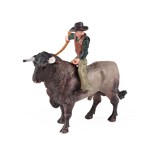 THINCAN Kinder Spielzeug Simulation Bullkampfanzug Modell Nordafrikanischer Bison Ritter Ornamente Aktion Figur Figurine THINCAN Kinder Spielzeug Simulation Bullkampfanzug Modell Nordafrikanischer Bison Ritter Ornamente Aktion Figur Figurine von THINCAN