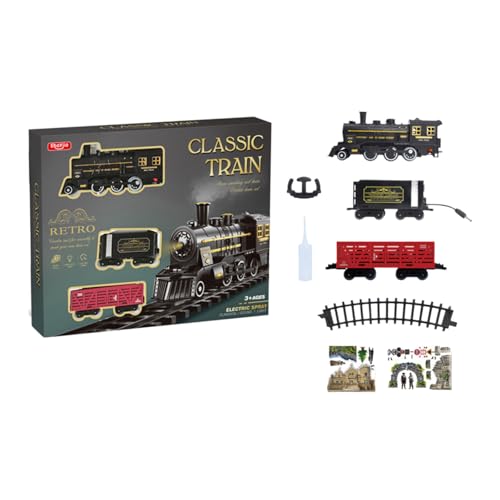 THINCAN Kinder Train Adventure Theme Carriage Track Set Mit Zug Kreatives Spiel Für Kinder Playset Puzzlespielzeug Spielzeug THINCAN Kinder Train Adventure Theme Carriage Track Set Mit Zug Kreatives Spiel Für Kinder Playset Puzzlespielzeug Spielzeug von THINCAN