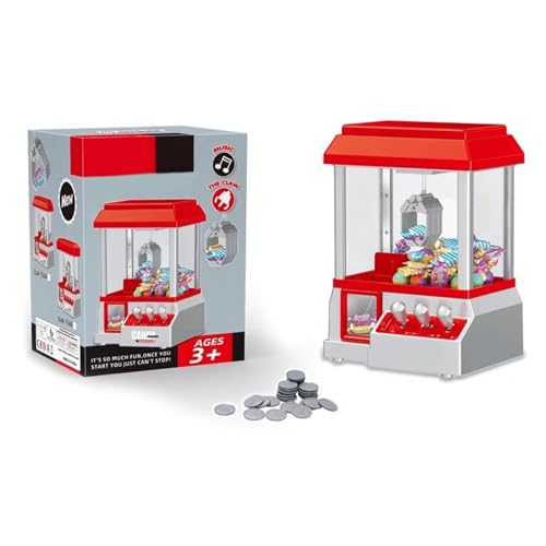 THINCAN Klauenmaschine Für Kinder Spielzeug Arcade Claw Game Machine Mit 24 Nachfüllmünzen Verstellbare Klänge Und Musikparty Geburtstagsspielzeug THINCAN Klauenmaschine Für Kinder Spielzeug Arcade Claw Game Machine Mit 24 Nachfüllmünzen Verstellbare Klänge Und Musikparty Geburtstagsspielzeug von THINCAN