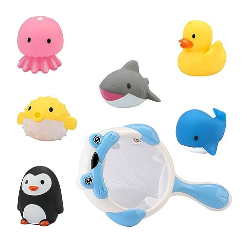THINCAN Kleinkind Cartoon Bad Spielzeugversiegelung Angelnetz Zum Sprühen Von Meerestierfiguren Interaktives Wasser Für Spielgeschenke Für Kinder THINCAN Kleinkind Cartoon Bad Spielzeugversiegelung Angelnetz Zum Sprühen Von Meerestierfiguren Interaktives Wasser Für Spielgeschenke Für Kinder von THINCAN