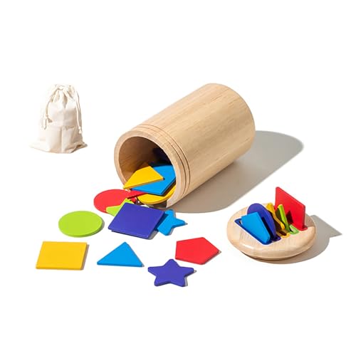 THINCAN Kreative Farbform Kognition Frühes Lernen Spielzeugform Passt Kurzer Kurzspielzeug Handy Eye Koordination Kinder Bildung Kleinkind Bildung von THINCAN
