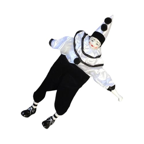 THINCAN Künstlerische Harlekin Porzellan Puppen Sammlerspielzeug Wunderhäutiges Dekoratives Stück Einzigartige Porzellanpuppe Clown Clown Footed Figurine THINCAN Künstlerische Harlekin Porzellan Puppen Sammlerspielzeug Wunderhäutiges Dekoratives Stück Einzigartige Porzellanpuppe Clown Clown Footed Figurine von THINCAN