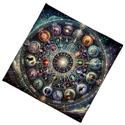 THINCAN Künstlerische Tarots Lesen Von Stoffdauer Samtmatten Reusables Matten Für Tarotentlauter Und Sammlerwaschabdeckung Tischabdeckung von THINCAN