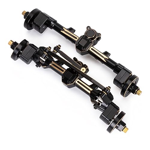 THINCAN Langlebige Antriebswelle Vordere Hinterachse 1:24 Vollskalierte Achsbaugruppe Für Fernbedienungsmodell 4WD SCX24 90081 R/C Autospielzeug von THINCAN
