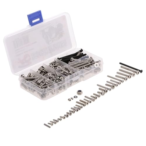 THINCAN Langlebige R/C Fernbedienungs Crawler Schraubenmuttern Upgrade Schraubkasten Simulation Spielzeugzubehör Von TRX85076-4 von THINCAN