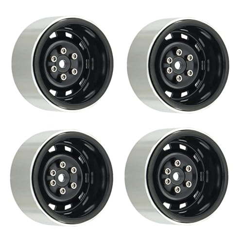THINCAN Leichtmetallrad Hubs 1.9 ’Beadlock Wheel Wheel Felgen Hubs Vorne Nach Hinten Für 1/10 Fernbedienung Crawler Car Toy Upgrade Accessoires von THINCAN