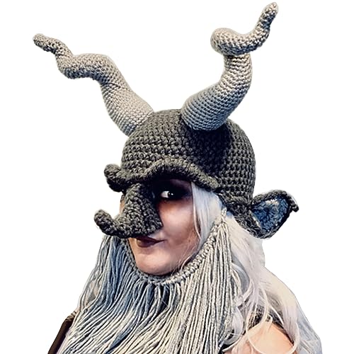 THINCAN Lustige Halloween Kostüm Novelty Strickhörne Frauen Männer Winter Warmer Party Erwachsene Karnevale Partyzubehör THINCAN Lustige Halloween Kostüm Novelty Strickhörne Frauen Männer Winter Warmer Party Erwachsene Karnevale Partyzubehör von THINCAN