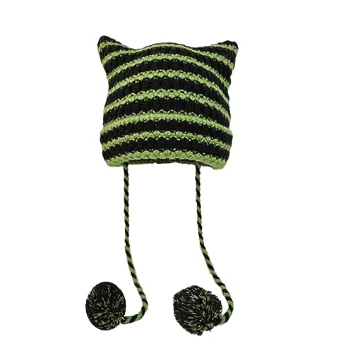 THINCAN Mädchen Cartoon Gestreift Strick Mütze Party Foto Requisiten Heißes Mädchen Süßes Schlampig Strickhut THINCAN Mädchen Cartoon Gestreift Strick Mütze Party Foto Requisiten Heißes Mädchen Süßes Schlampig Strickhut von THINCAN