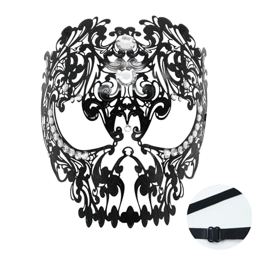 THINCAN Masquerade Maske Strasssteine Eisen Gesichtsmaske Prinzessin Maske Kostüme Party Mardi Gras Für Erwachsene Frauen Männer Geschenke THINCAN Masquerade Maske Strasssteine Eisen Gesichtsmaske Prinzessin Maske Kostüme Party Mardi Gras Für Erwachsene Frauen Männer Geschenke von THINCAN