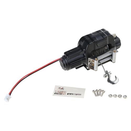 THINCAN Metall Automatisches Winchsystem Für 1:10 Crawler Car Spareteile Zubehör Metall Kabelwinch Auto Ersatzteile von THINCAN