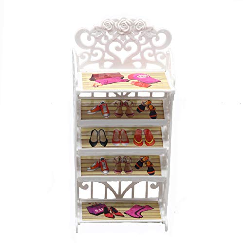 THINCAN Möbel Rack Schuhschrank Miniatur Spielhaus Szene Layout Girls Bevorzugt BJDS Dolls Accessoires THINCAN Möbel Rack Schuhschrank Miniatur Spielhaus Szene Layout Girls Bevorzugt BJDS Dolls Accessoires von THINCAN