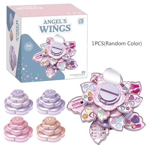 THINCAN Nette Kosmetik Für Case Toy Make Up Schönheit Spielset Kleinkinder Kinder Lieblingsgeburtstagsgeschenk Mehrschicht Rotate Blumenform THINCAN Nette Kosmetik Für Case Toy Make Up Schönheit Spielset Kleinkinder Kinder Lieblingsgeburtstagsgeschenk Mehrschicht Rotate Blumenform von THINCAN