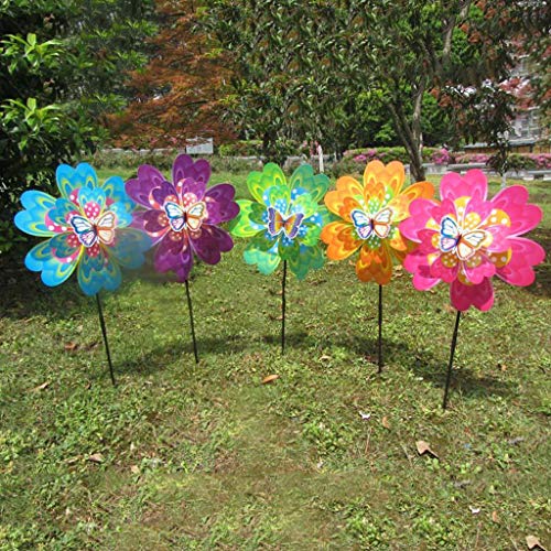 THINCAN Neuankömmling Windspinner Windmühle Spielzeug Gartendekoration Insekten Cartoon Schmetterling THINCAN Neuankömmling Windspinner Windmühle Spielzeug Gartendekoration Insekten Cartoon Schmetterling von THINCAN