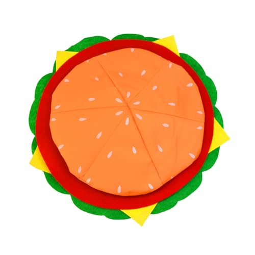 THINCAN Neulinge Spielen Hüte Lustige Hamburgerhut Dumy Party Mit Filzposten Und Plüsch Food Food Party Supply THINCAN Neulinge Spielen Hüte Lustige Hamburgerhut Dumy Party Mit Filzposten Und Plüsch Food Food Party Supply von THINCAN