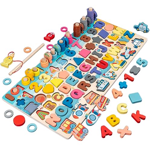 THINCAN Number & Farblernenspielzeug Für Kleinkinder 2-5 Jahre Alte Vorschuljungen & Mädchen Farbpassende Vorschule Lernspielzeug Kleinkind Farbe Für Babys von THINCAN