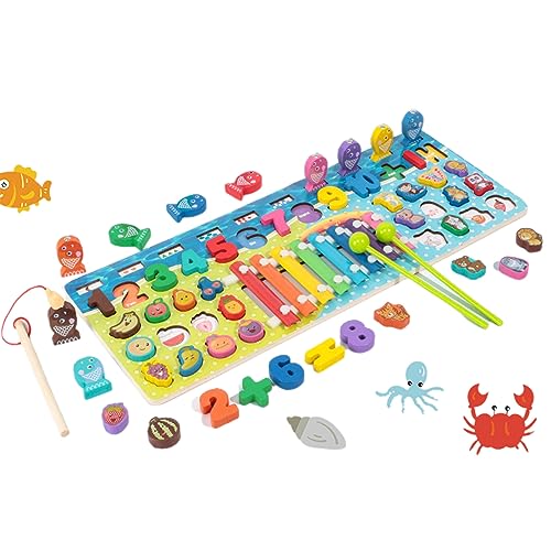 THINCAN Number & Farblernenspielzeug Für Kleinkinder 2-5 Jahre Alte Vorschuljungen & Mädchen Farbpassende Vorschule Lernspielzeug Kleinkind Farbe Für Babys von THINCAN