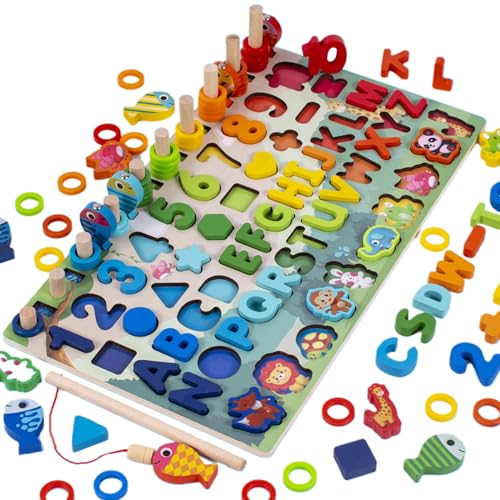 THINCAN Number & Farblernenspielzeug Für Kleinkinder 2-5 Jahre Alte Vorschuljungen & Mädchen Farbpassende Vorschule Lernspielzeug Kleinkind Farbe Für Babys von THINCAN