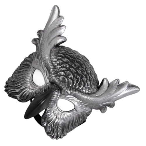 THINCAN Owl Bird Mit Gefiedertem Schnabel Halbgesicht Kostüm Für Maskerade Halloween Cosplay Party Accessoires Für Frauen & Männer Maskerade Maske THINCAN Owl Bird Mit Gefiedertem Schnabel Halbgesicht Kostüm Für Maskerade Halloween Cosplay Party Accessoires Für Frauen & Männer Maskerade Maske von THINCAN