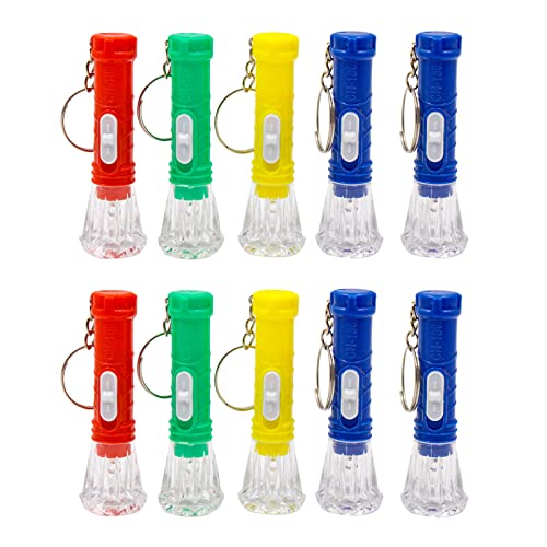 THINCAN Packung Von 10 Hellen LED Schlüsselbund Taschenlampe Keyring Taschenlampe Kleine Taschenlampe Weiße Beleuchtung Zufällige Farbe THINCAN Packung Von 10 Hellen LED Schlüsselbund Taschenlampe Keyring Taschenlampe Kleine Taschenlampe Weiße Beleuchtung Zufällige Farbe von THINCAN