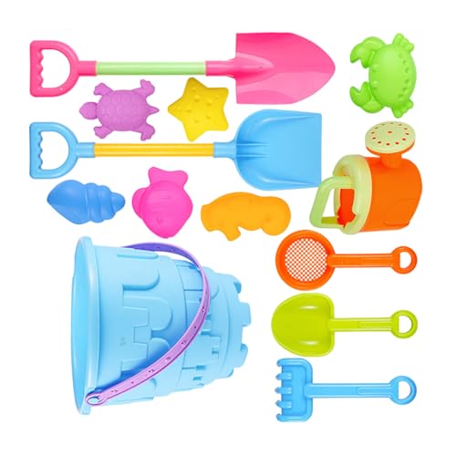 THINCAN Packung Von 13 Plastik Sandburken Mit Schaufeln Und Formen Für Kids Beach Sandspielaktivitäten Strand Sandburgen Gebäude THINCAN Packung Von 13 Plastik Sandburken Mit Schaufeln Und Formen Für Kids Beach Sandspielaktivitäten Strand Sandburgen Gebäude von THINCAN