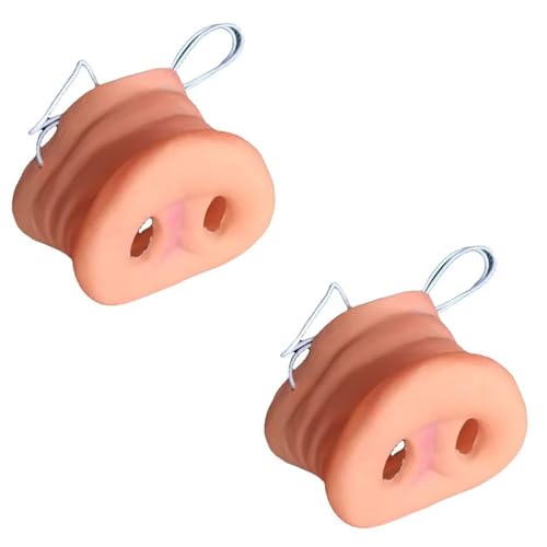 THINCAN Pigs Nase Piggy Schnauze Cosplay Maske Mit Elastischer Band Holloween Kostüme Party Requisiten Novelties Pigs Schnupfen Streichspielzeuggeschenke Cosplay Animal Mit Elastizität Band von THINCAN