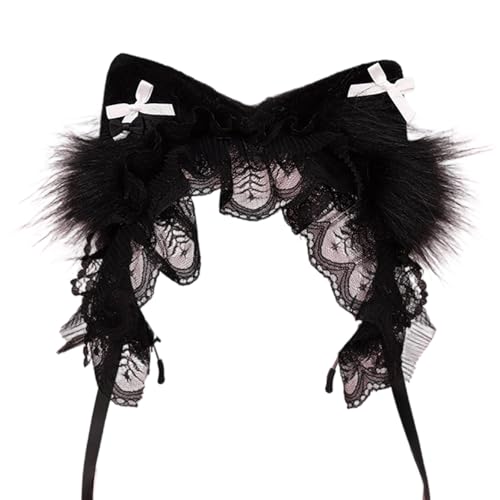 THINCAN Plüschkatzen Ohrhörer Stirnband Einstellbares Design Haardekoratopm Kostüm Für Kostüm Cosplay Halloween Outfits THINCAN Plüschkatzen Ohrhörer Stirnband Einstellbares Design Haardekoratopm Kostüm Für Kostüm Cosplay Halloween Outfits von THINCAN