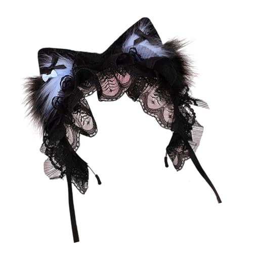 THINCAN Plüschkatzen Ohrhörer Stirnband Einstellbares Design Haardekoratopm Kostüm Für Kostüm Cosplay Halloween Outfits THINCAN Plüschkatzen Ohrhörer Stirnband Einstellbares Design Haardekoratopm Kostüm Für Kostüm Cosplay Halloween Outfits von THINCAN