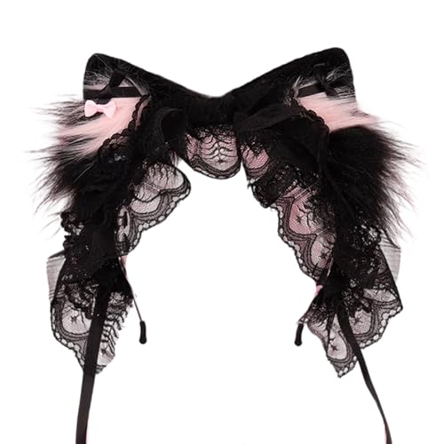 THINCAN Plüschkatzen Ohrhörer Stirnband Einstellbares Design Haardekoratopm Kostüm Für Kostüm Cosplay Halloween Outfits THINCAN Plüschkatzen Ohrhörer Stirnband Einstellbares Design Haardekoratopm Kostüm Für Kostüm Cosplay Halloween Outfits von THINCAN
