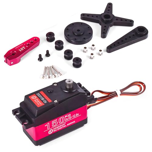 THINCAN Praktisch 150 Kg 12 V Digitales Servo Vollmetall Zahnrad Wasserdes Digitales Servo Für 1/5 Auto Und Mechanische Arme von THINCAN