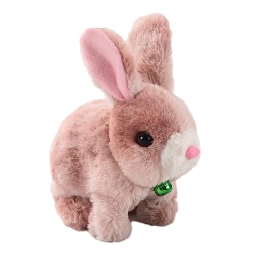 THINCAN Quietschende Kaninchen Kaninchenspielzeug Süße Stofftiere Musikalische Elektrikwanderspielzeug Kleinkinder Jungen Mädchen von THINCAN
