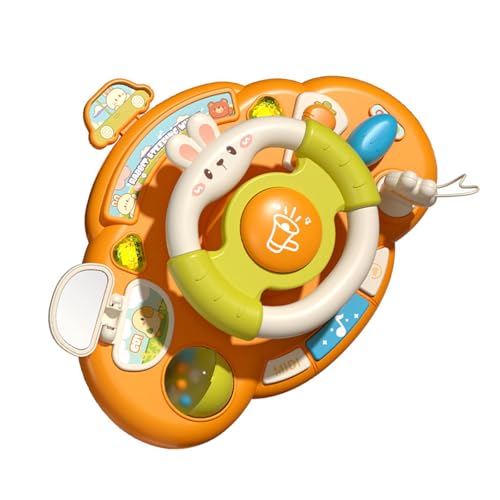 THINCAN Realistische Simulation Auto Dashboard Bildungsspielzeug Mit Motor Klingt Musik Und Sicheres Plastikdesign Für Kinder Realistisches Dashboard Spielzeug Geeignet von THINCAN