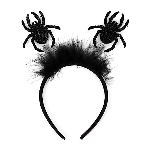 THINCAN Scary Halloween Stirnband Halloween Haarverzierungen Halloween Haarklammern Mit Fledermauskatze Hexen Und Spinnen Designs THINCAN Scary Halloween Stirnband Halloween Haarverzierungen Halloween Haarklammern Mit Fledermauskatze Hexen Und Spinnen Designs von THINCAN